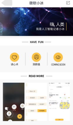 微软小冰4.0客户端微软小冰人工智能商业解决方案平台-第2张图片-太平洋在线下载